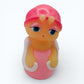 Vintage 1980s mini pvc figure. Glo Bashfulbug. 3". Front view.