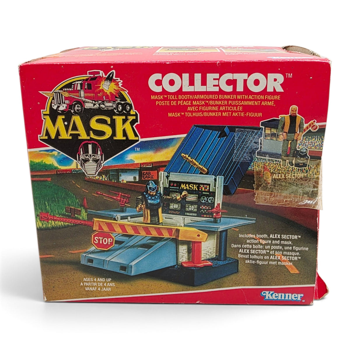 1987 M.A.S.K. Collector Alex Sector Back view