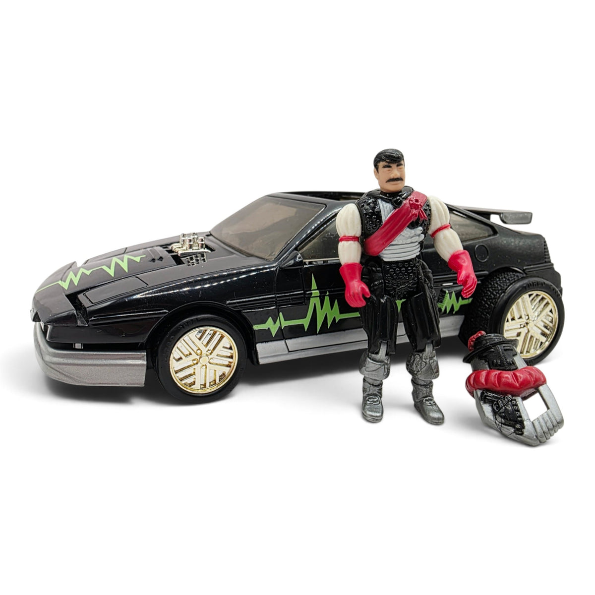 1987 M.A.S.K. Fireforce Julio Lopez Face view
