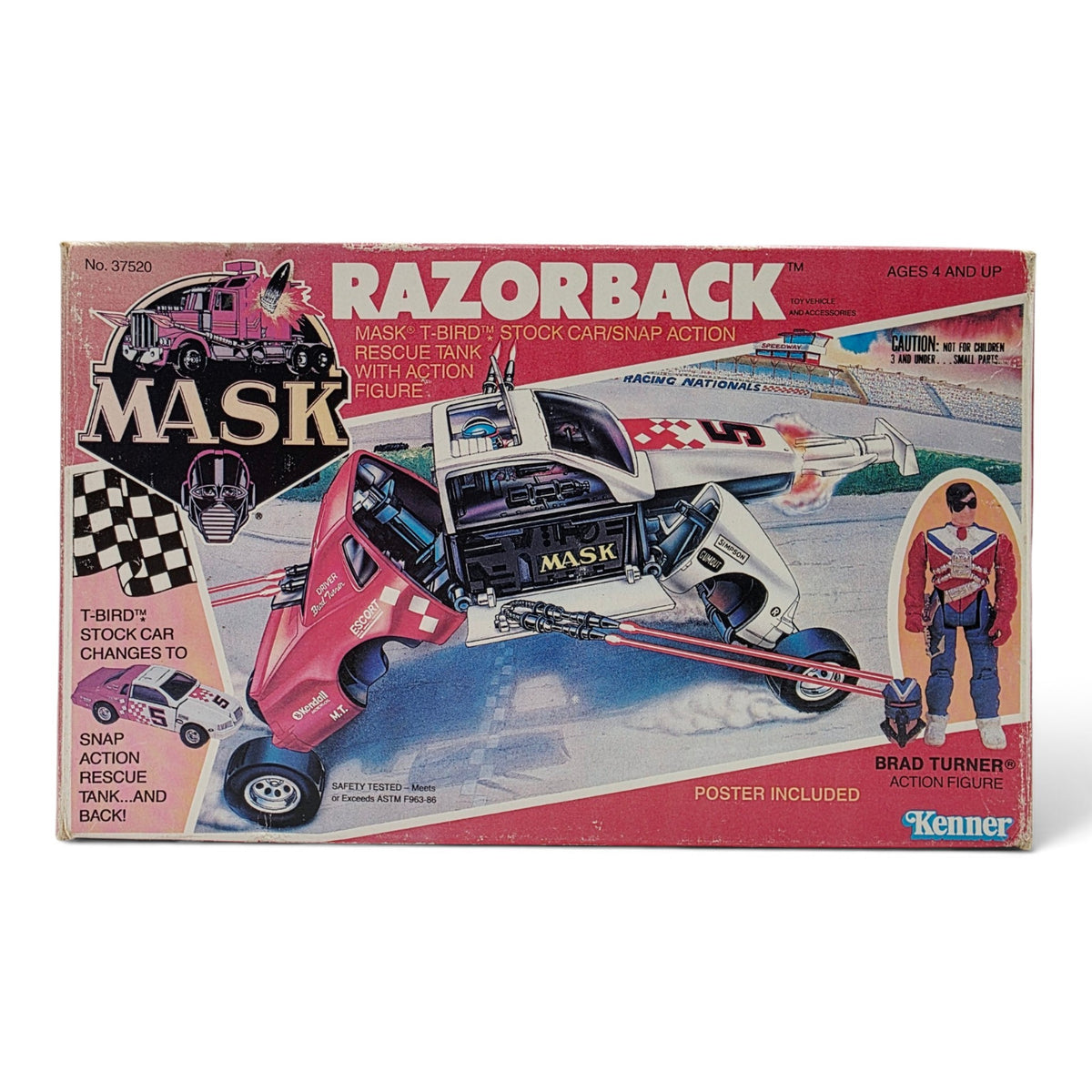 1987 M.A.S.K. Razorback Razorback Back view