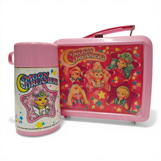 1987 Moondreamers Lunchbox & Thermos Set kitchenware — Front view