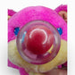 Vintage 1980s plush. Funsy. Ballon Nose! 11" & Working. Close up 3 view.
