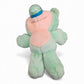 Vintage 1980s plush. Guppy. Jumping Dolphin! 11" & Working. Close up 2 view.