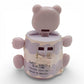 Vintage 1980s small toy. Series 3. Bear. Originally Grape Lipstick Charm!. Back view.