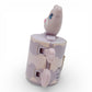 Vintage 1980s small toy. Series 3. Bear. Originally Grape Lipstick Charm!. Left view.
