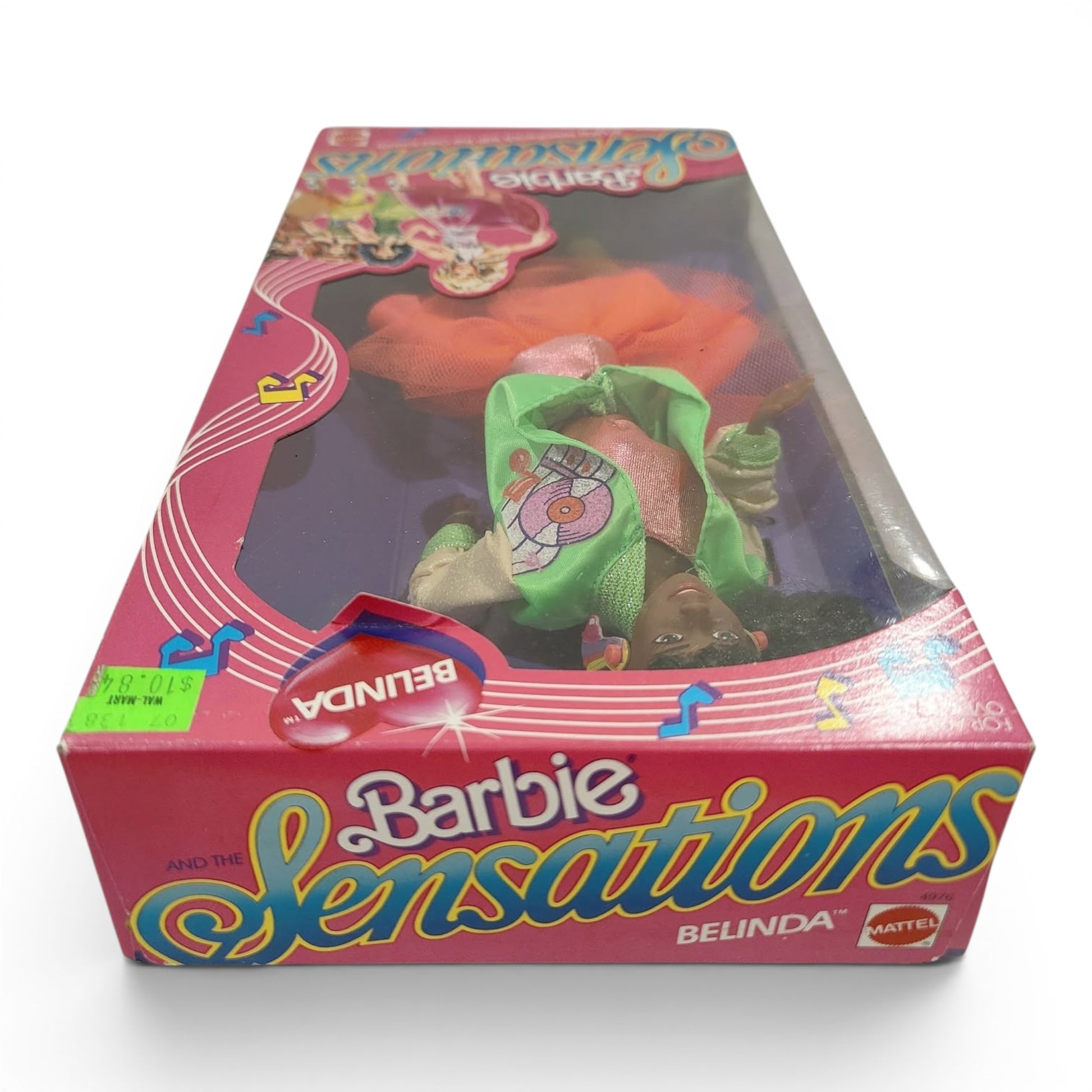 1988 Barbie Barbie and the Sensations Belinda doll — Top view