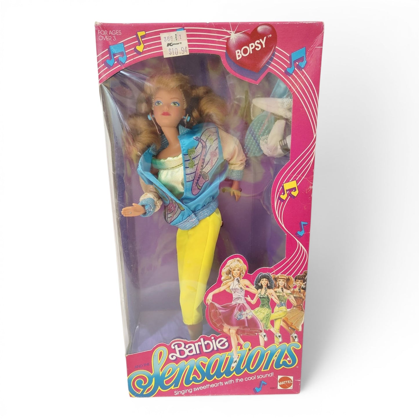 1988 Barbie Barbie and the Sensations Bopsy doll — Front view