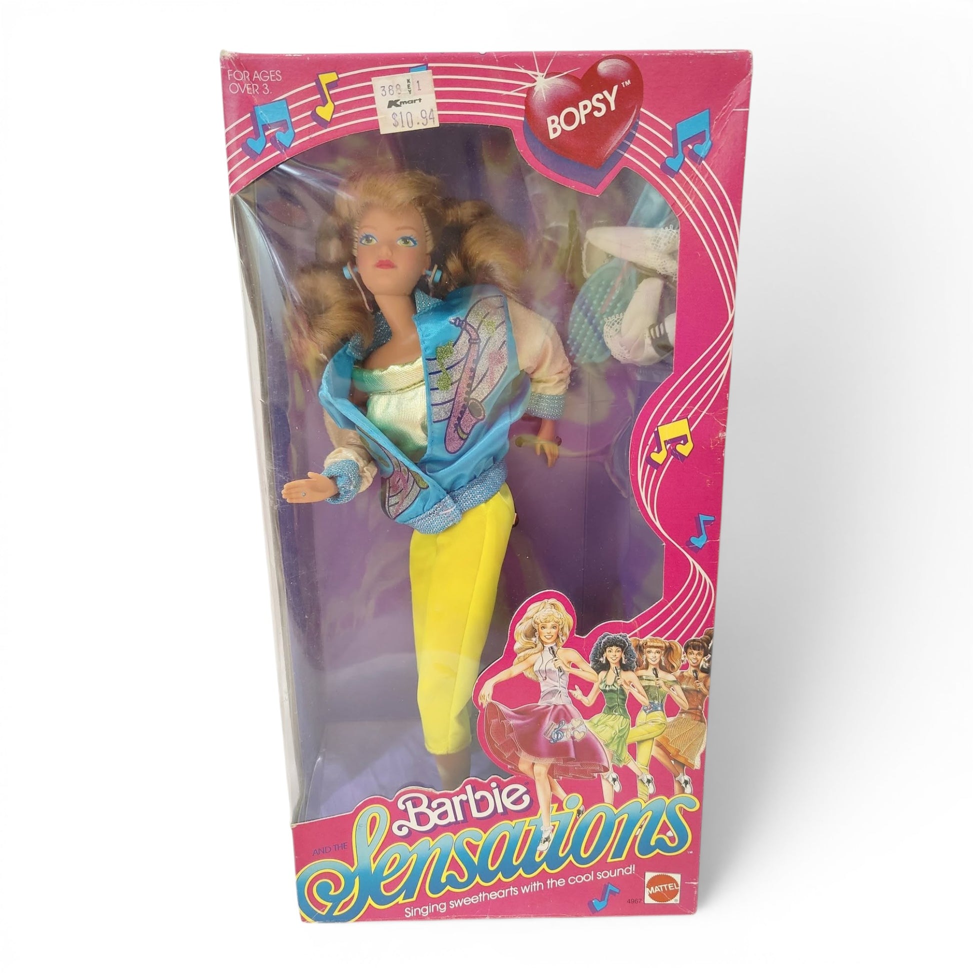 1988 Barbie Barbie and the Sensations Bopsy doll — Front view
