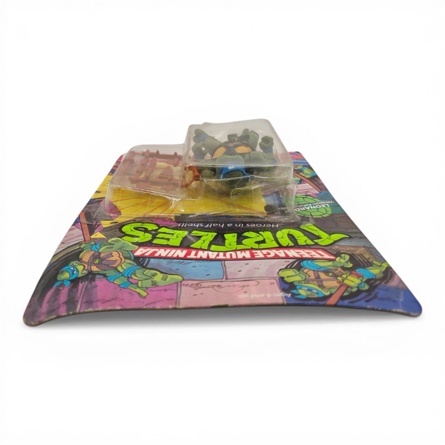 1988 Teenage Mutant Ninja Turtles Heroes in a Half Shell Leonardo action figure — Top view