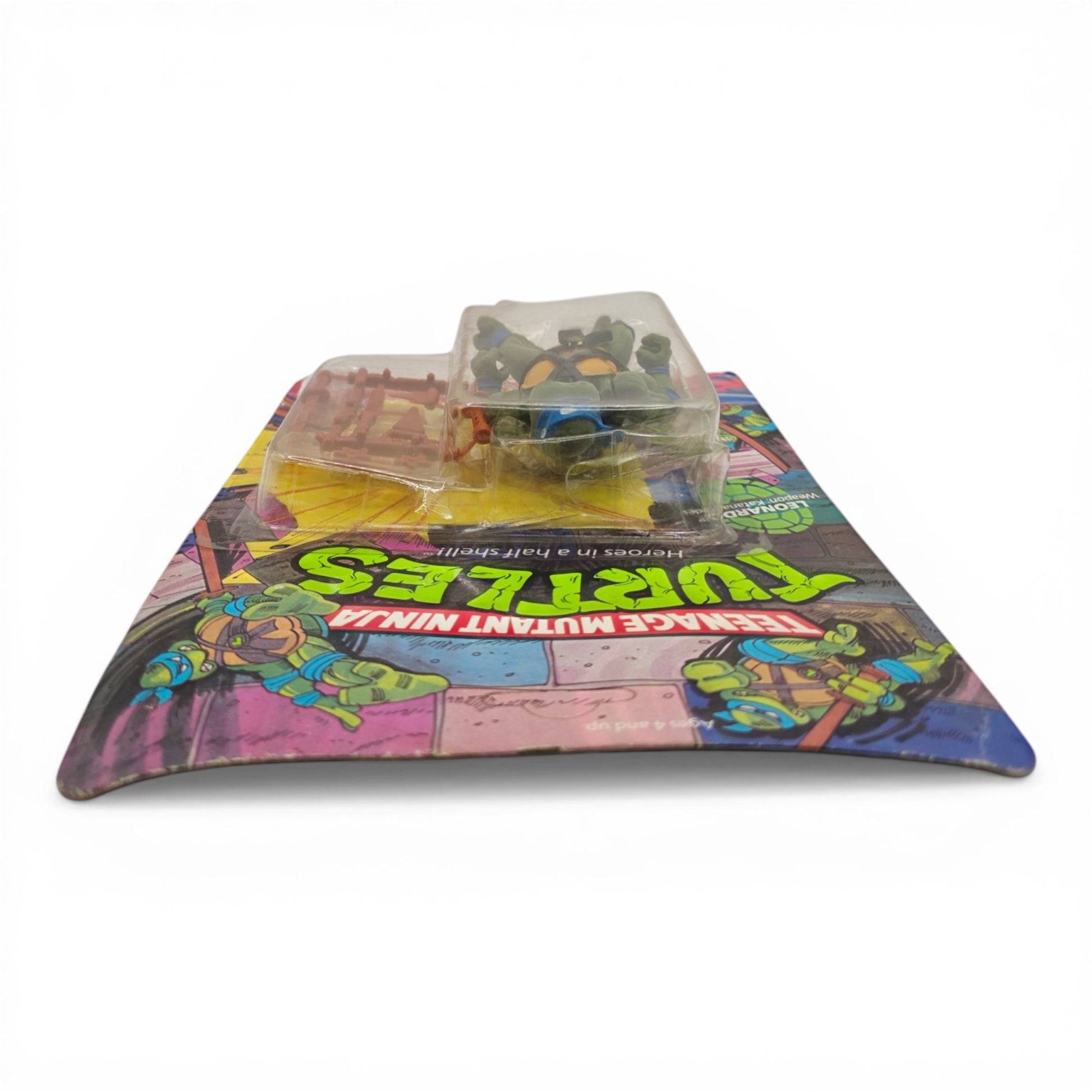1988 Teenage Mutant Ninja Turtles Heroes in a Half Shell Leonardo action figure — Top view