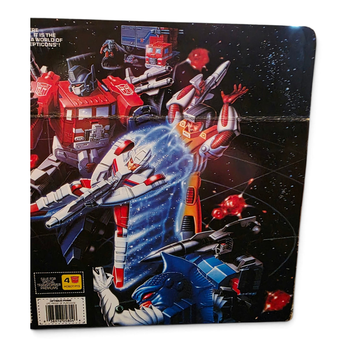 1988 Transformers Power Master Optimus Prime Close-up 6 view