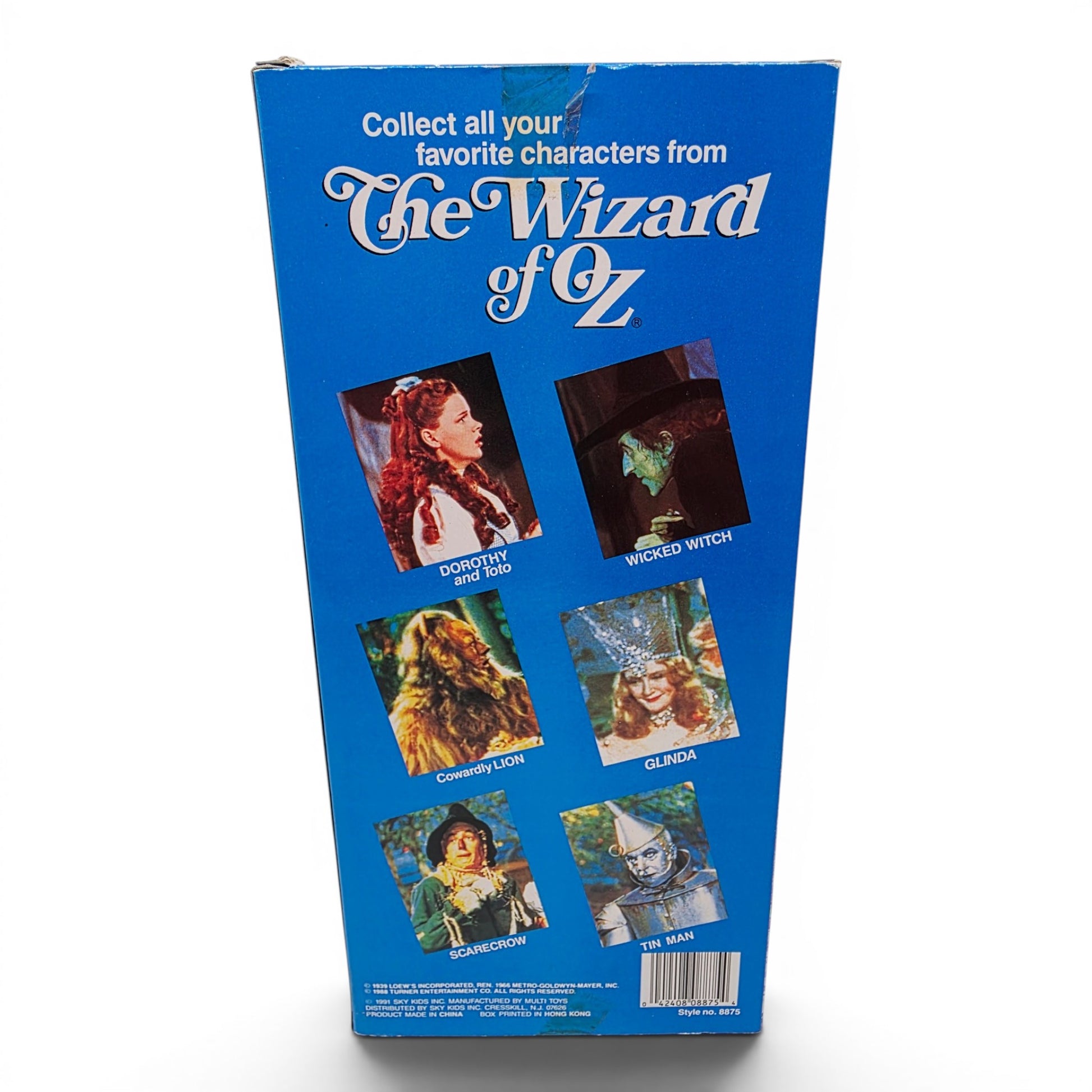 1988 Wizard of Oz The Wizard of Oz 50th Anniversary Glinda doll — Back view