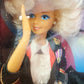 1989 Barbie American Beauties Army Doll doll — Face close-up