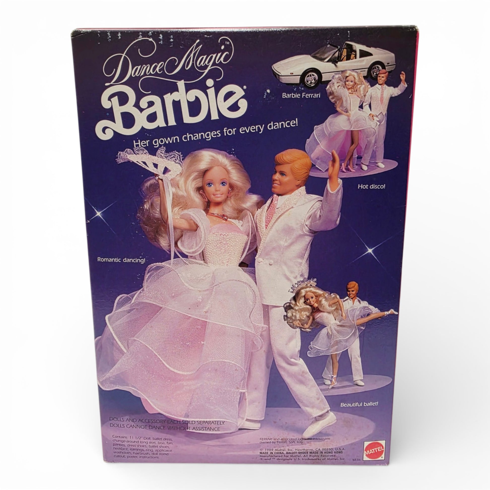 1989 Barbie Dance Magic doll — Back view