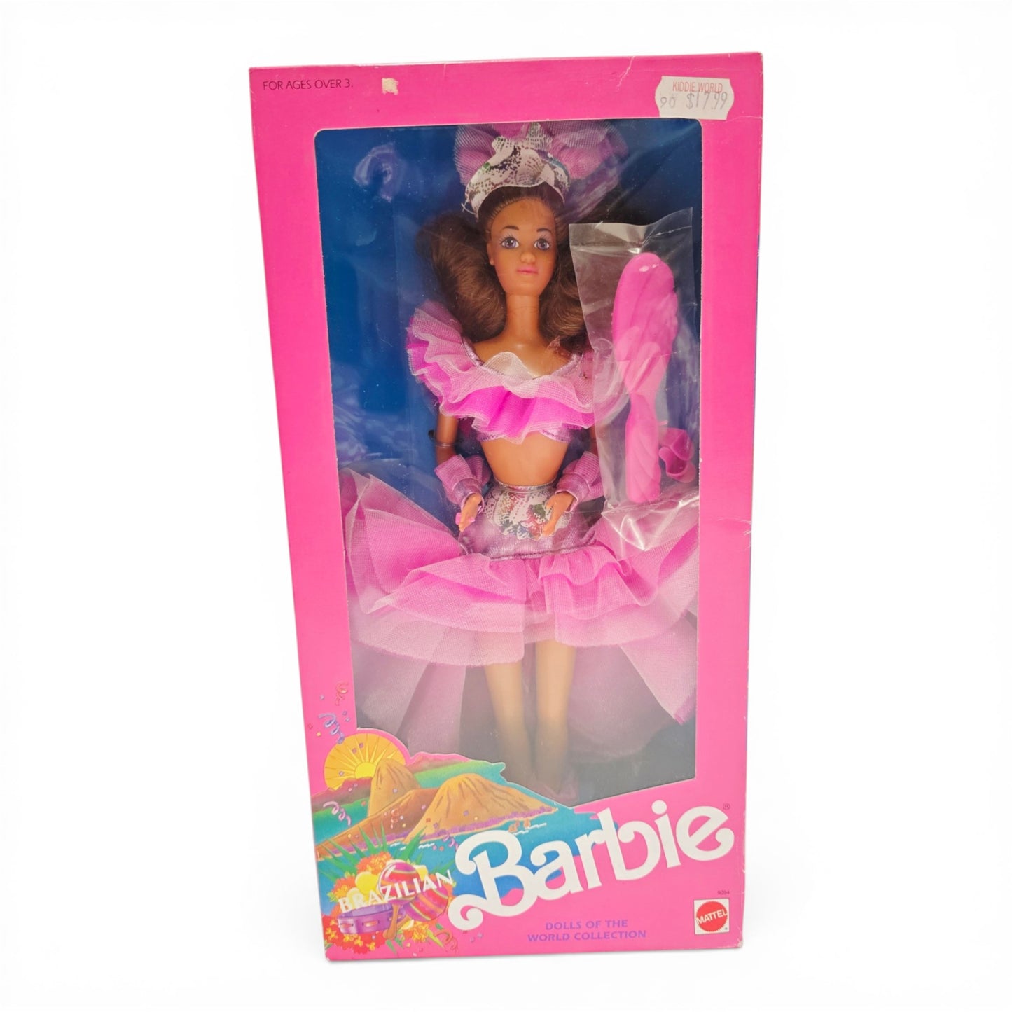 1989 Barbie Dolls of the World Brazilian Barbie doll — Front view