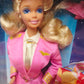 1989 Barbie Flight Time Flight Time Barbie doll giftset — Face close-up