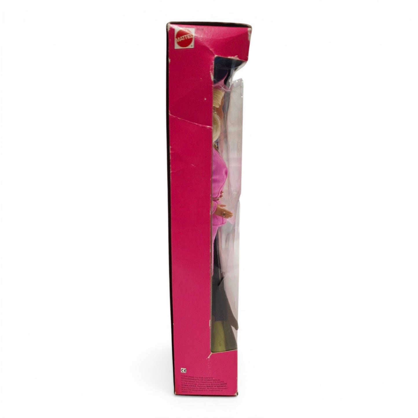 1989 Barbie Flight Time Flight Time Barbie doll giftset — Left side