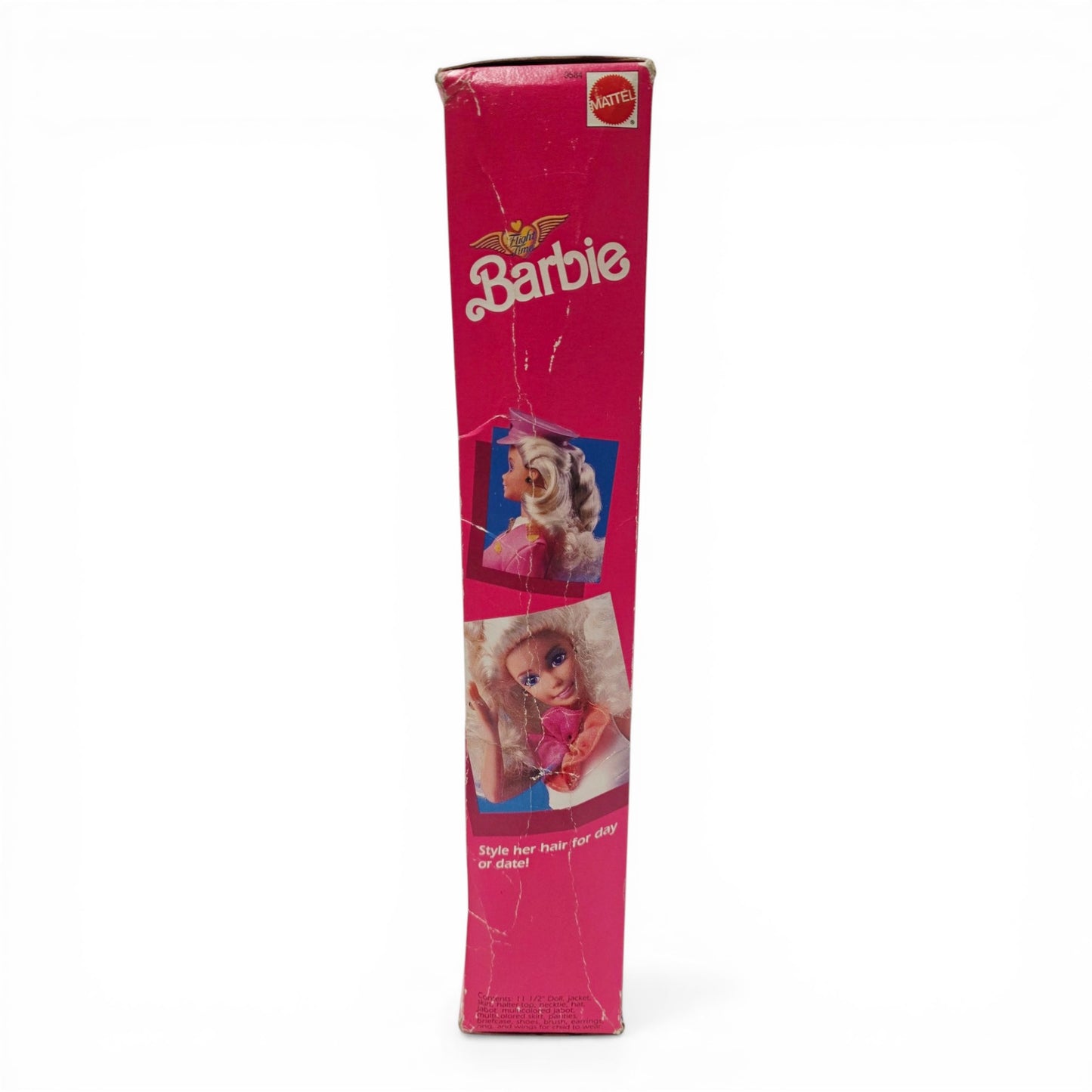 1989 Barbie Flight Time Flight Time Barbie doll giftset — Right side
