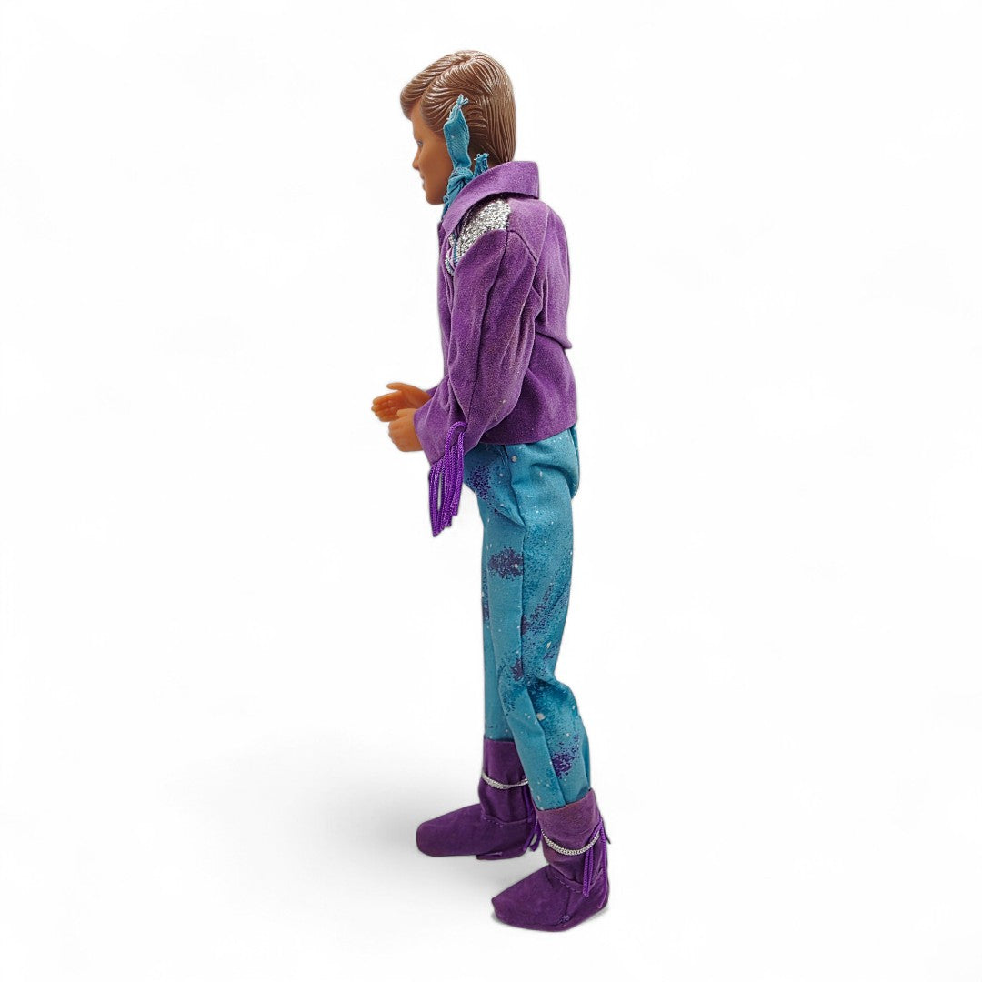 Vintage 1980s doll. Western Fun. Ken. Left view.