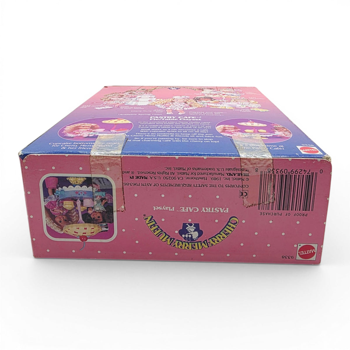 1989 Cherry Merry Muffin Second Series Pastry Cafe Playset Top view