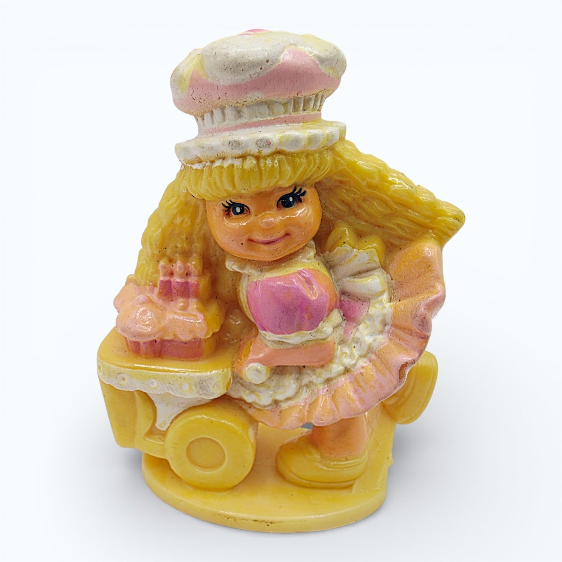 Vintage 1980s mini pvc figure. Series 2 Miniatures. Cherry Merry Muffin. 2.5". Front view.