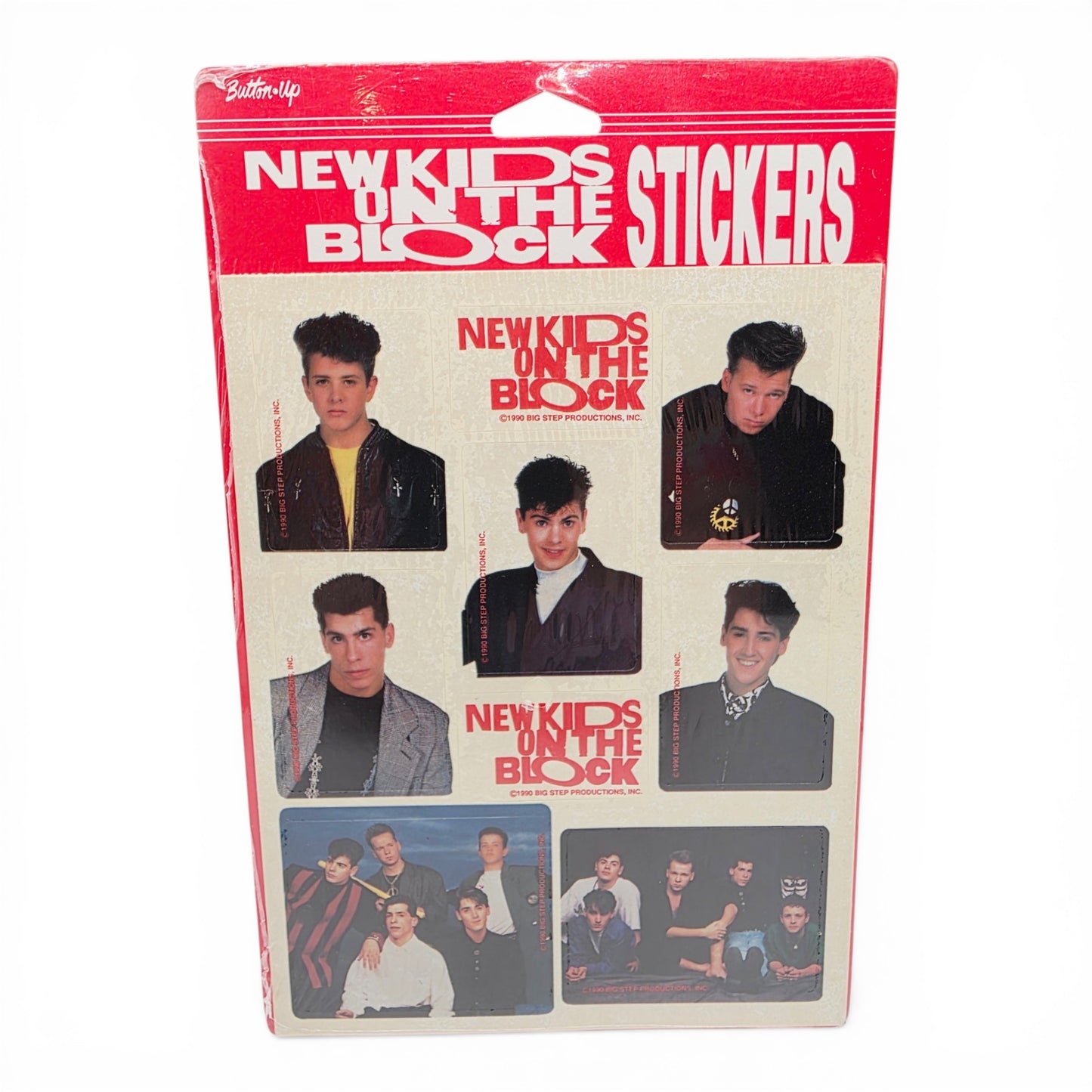 1989 – NKOTB – Multi-Pack of Your Fave Boy 90s Boy Band – Stickers – NIB