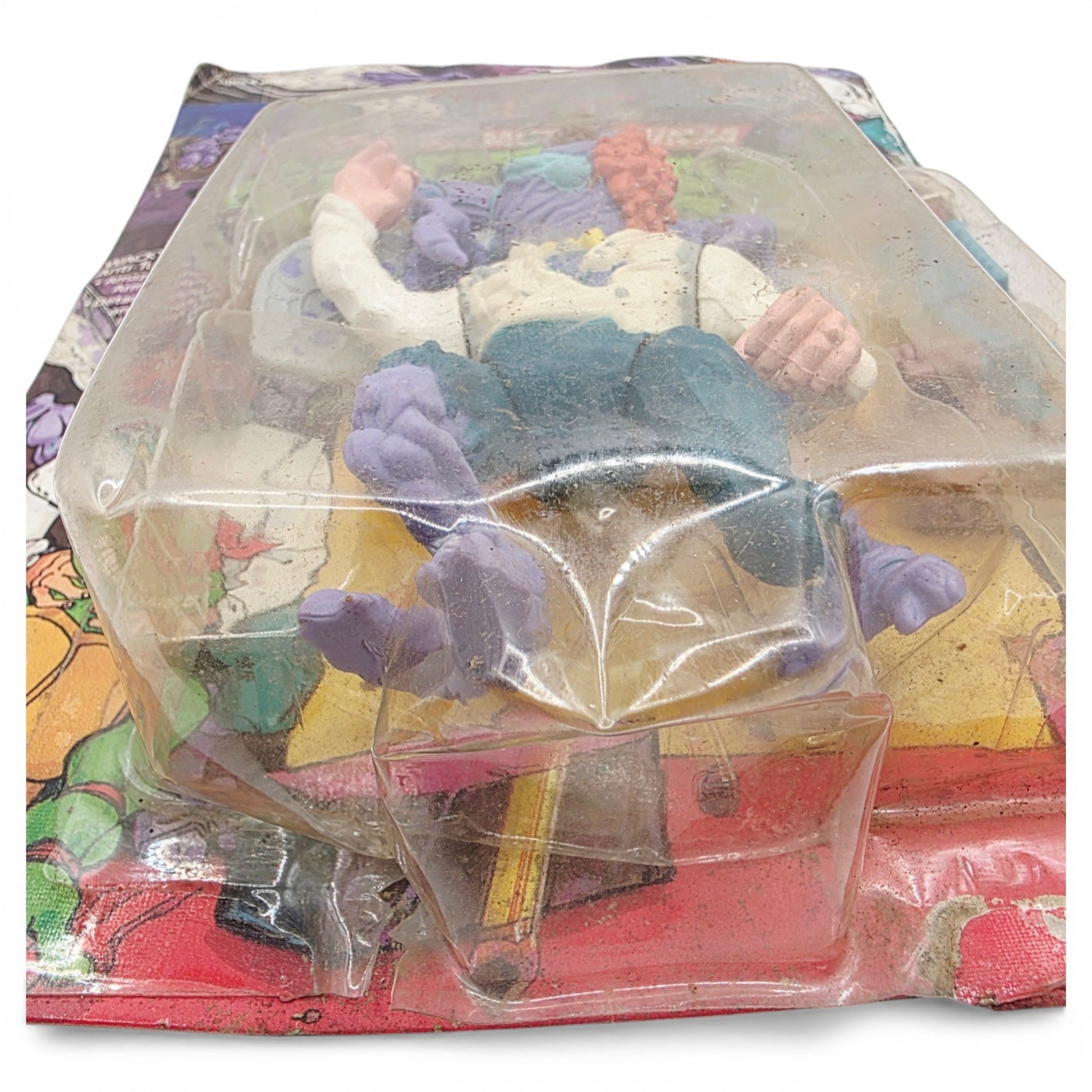 1989 Teenage Mutant Ninja Turtles Baxter Stockman action figure — Close-up 1