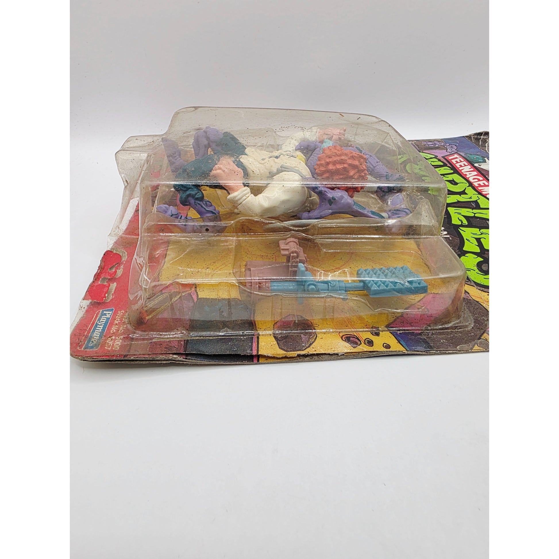 1989 Teenage Mutant Ninja Turtles Baxter Stockman action figure — Close-up 4