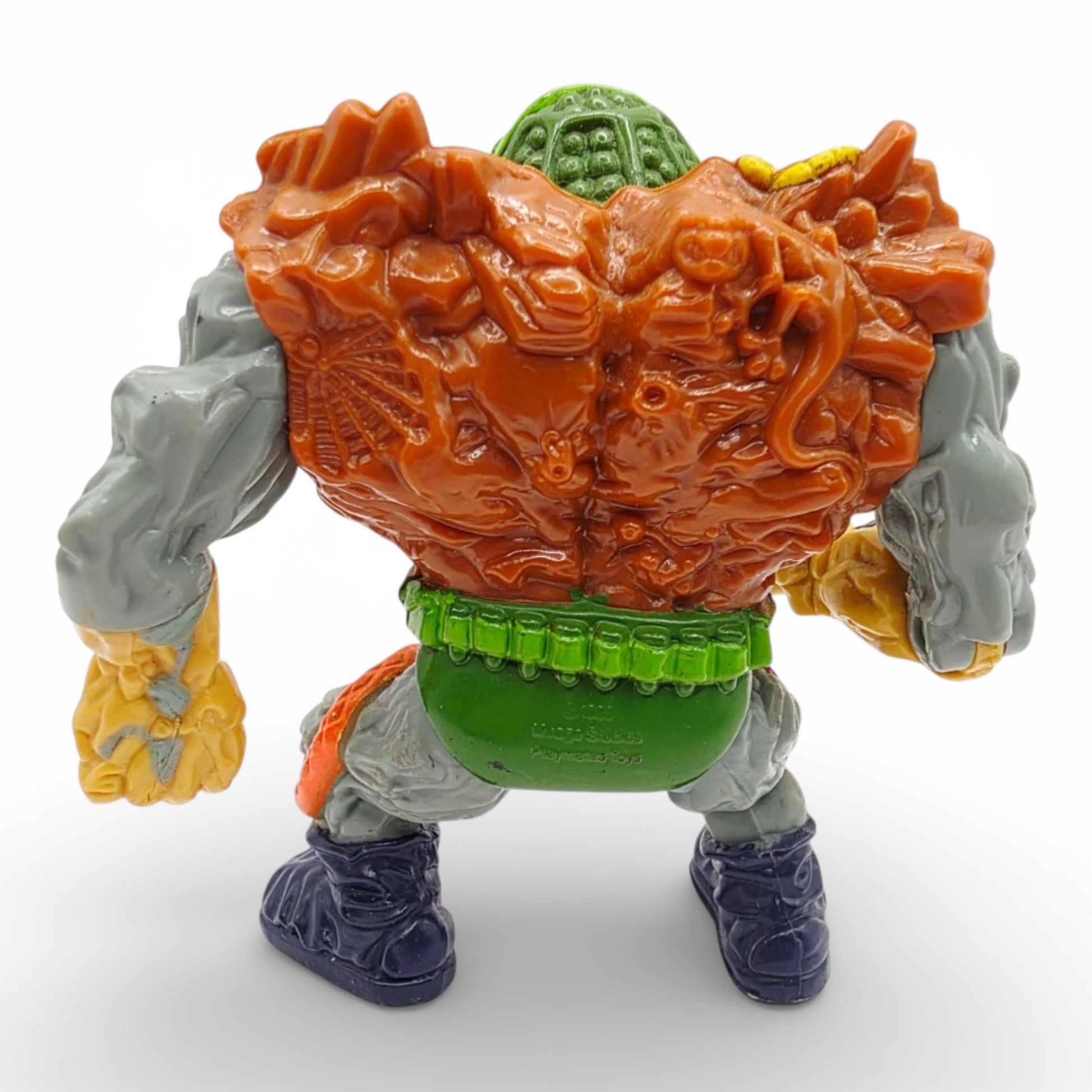 Vintage 1980s action figure. General Traag. TMNT. Back view.