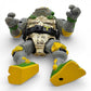 Vintage 1980s action figure. Metalhead. TMNT. Bottom view.