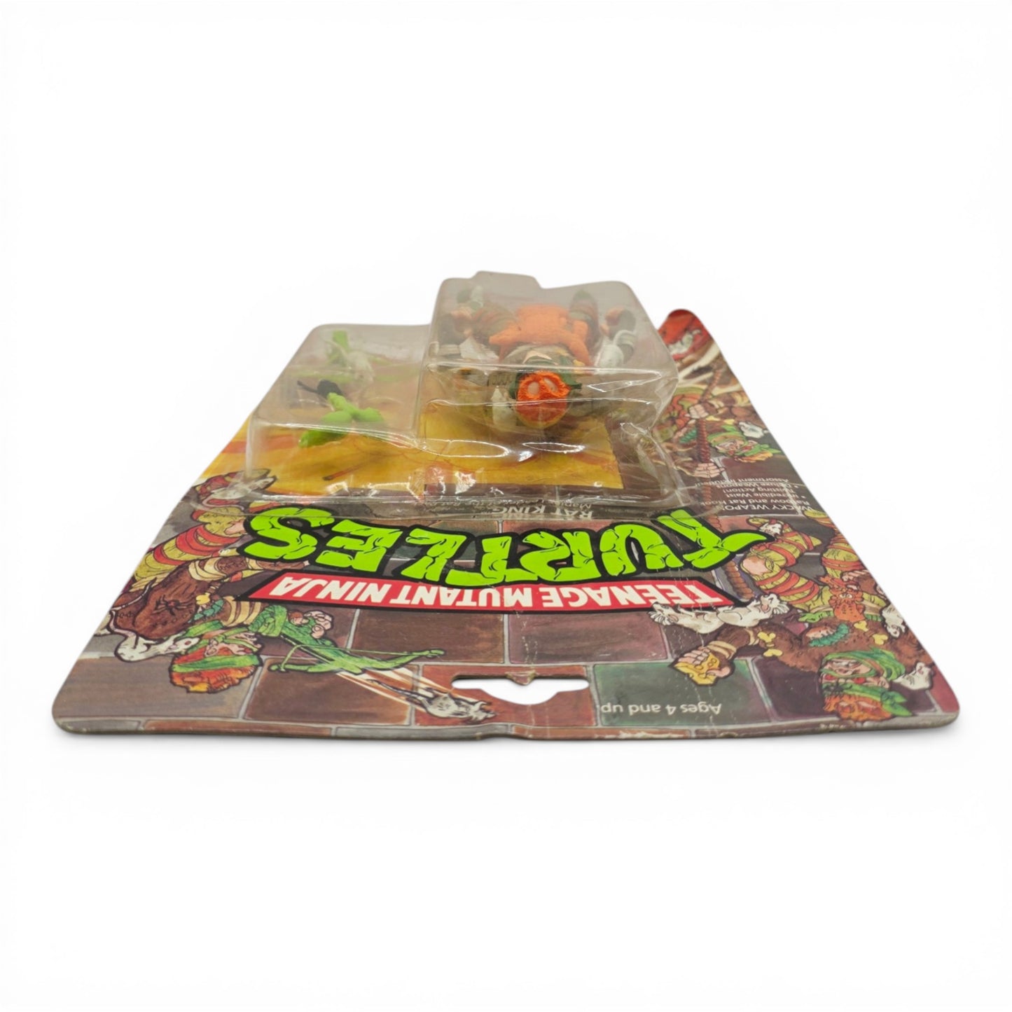 1989 Teenage Mutant Ninja Turtles Rat King action figure — Top view