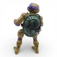 Vintage 1980s action figure. Sewer Swimmin'. Donatello. TMNT. Back view.