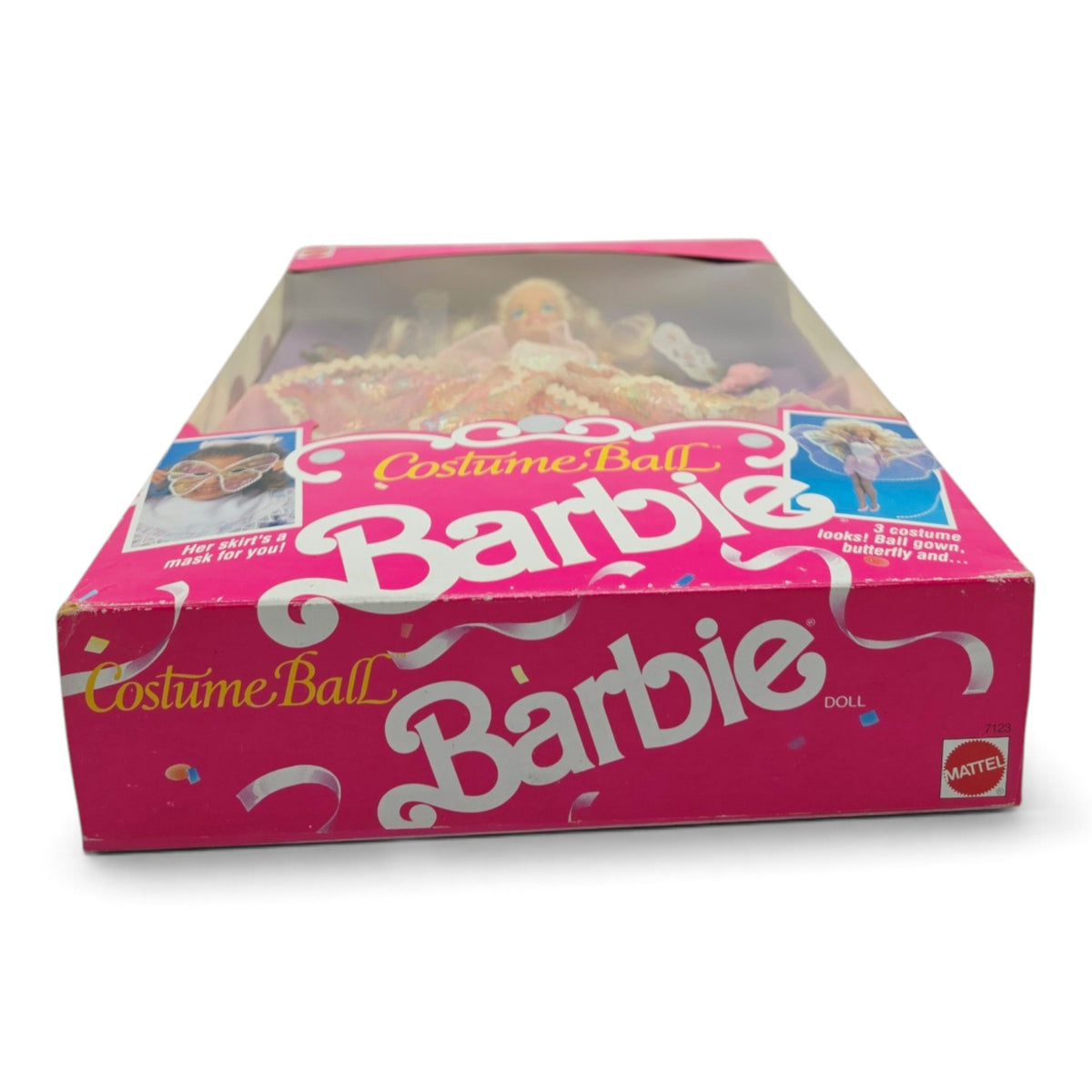 1990 Barbie Iconic 90s Doll Costume Ball Bottom view