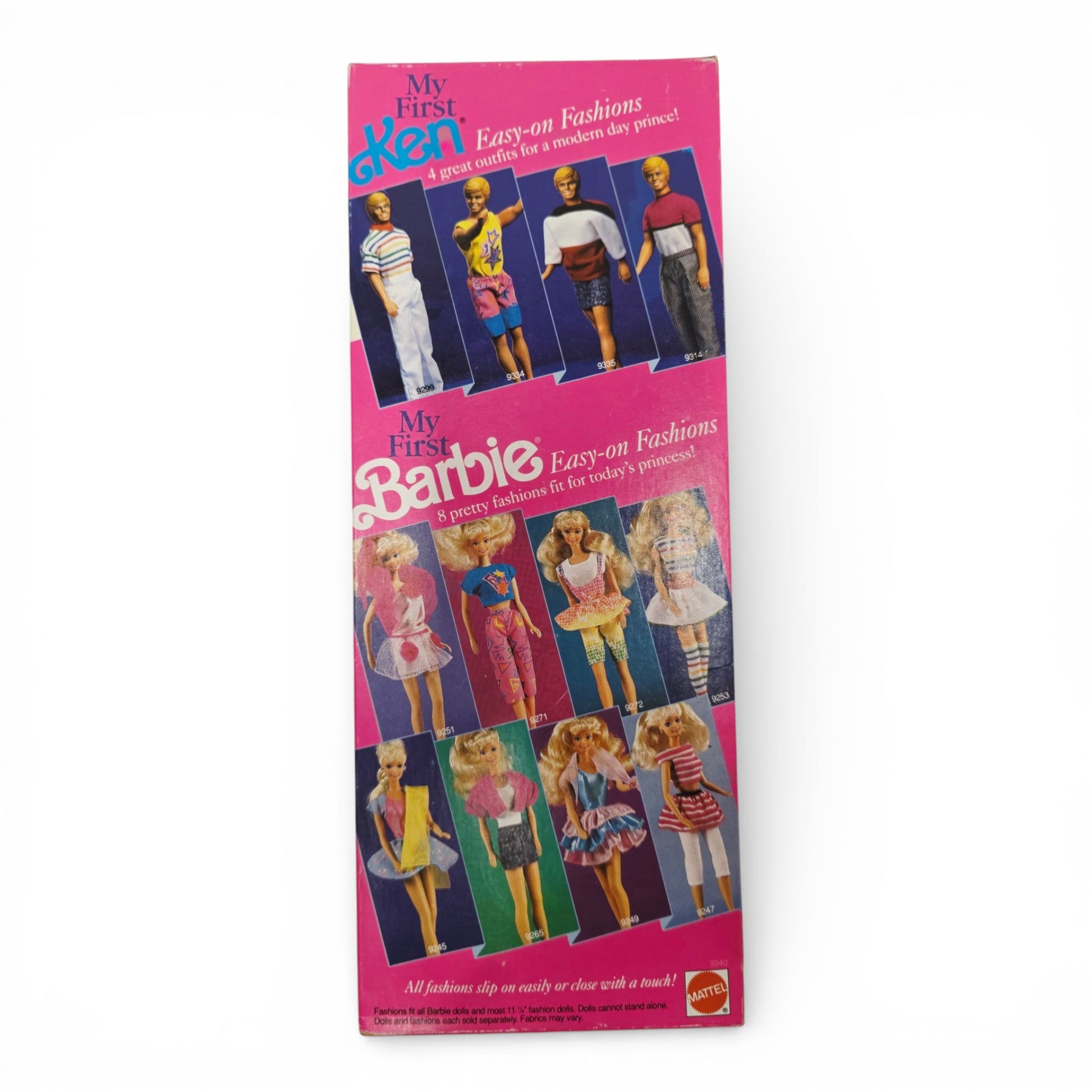 1990 Barbie My First Ken Ken doll — Back view