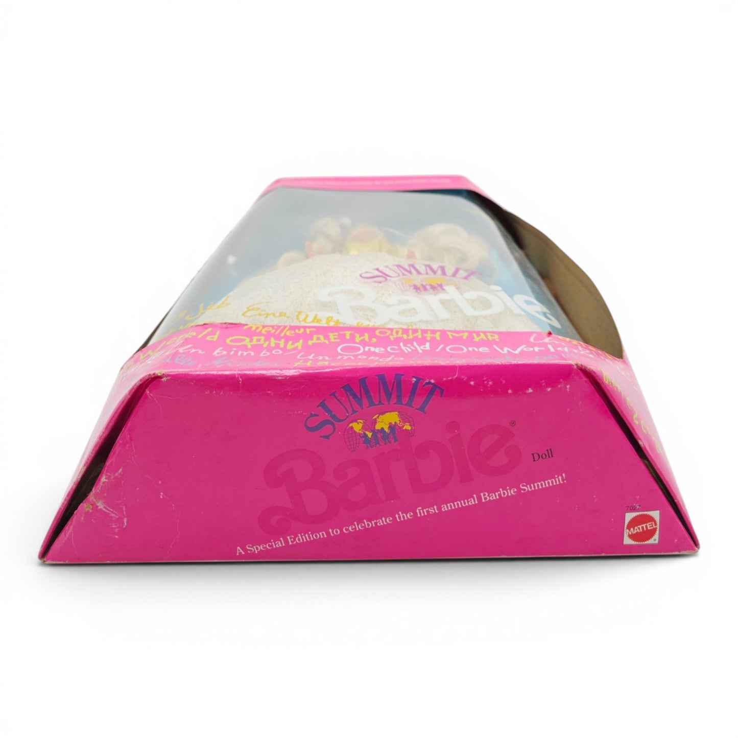 1990 Barbie Summit Special Edition Blonde doll — Bottom view