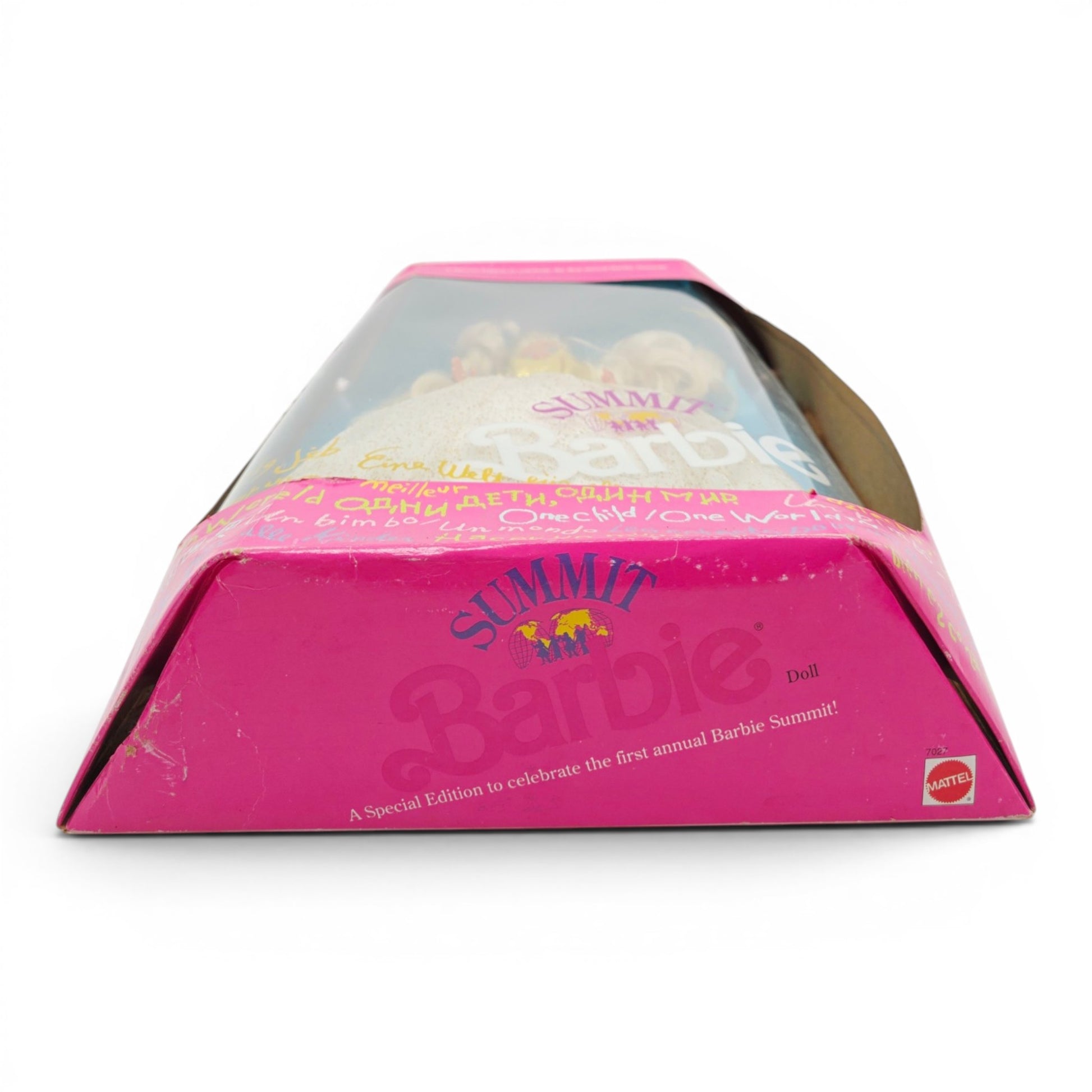 1990 Barbie Summit Special Edition Blonde doll — Bottom view