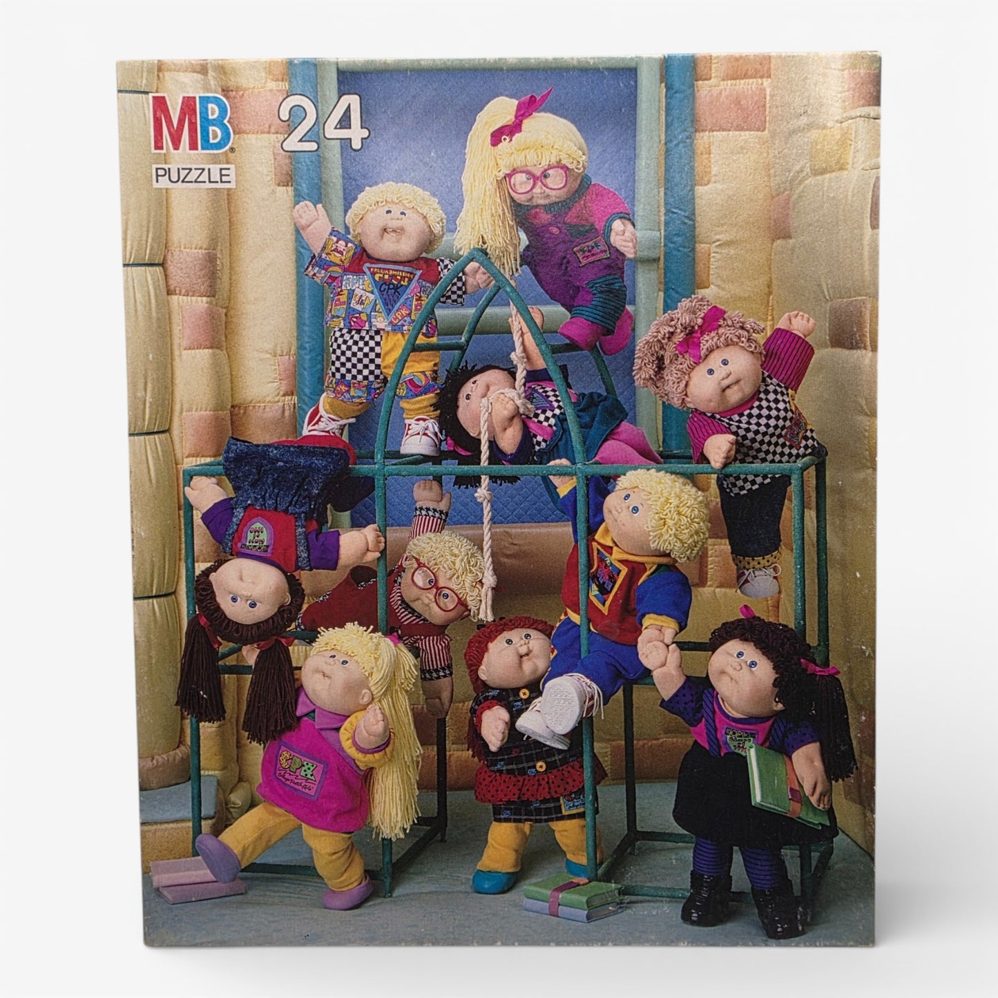 Vintage 1990s puzzles & jigsaws. 24 piece Puzzle. CPK Schoolyard Fun. Front view.