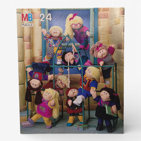 Vintage 1990s puzzles & jigsaws. 24 piece Puzzle. CPK Schoolyard Fun. Front view.