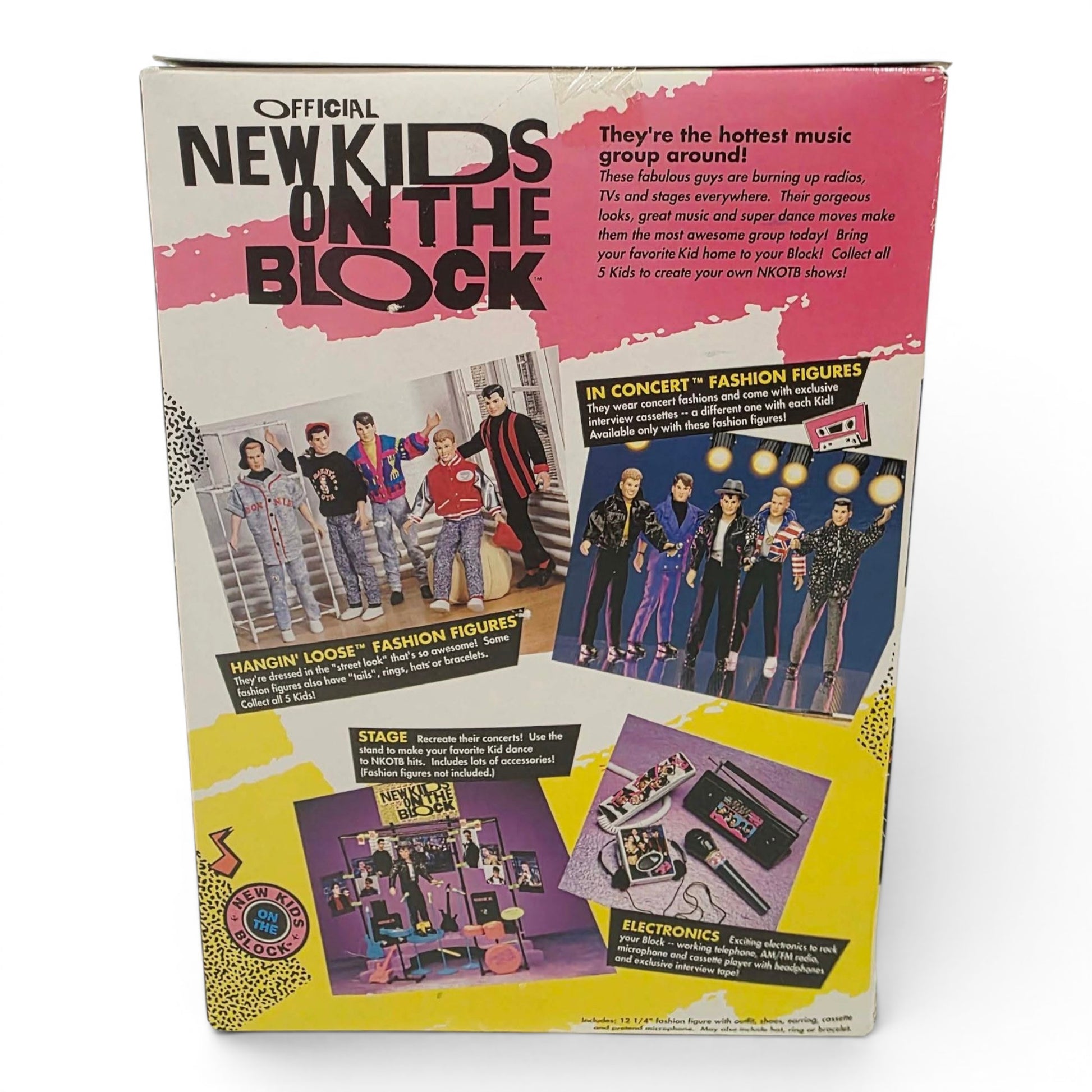 1990 NKOTB NKOTB In Concert Danny Wood doll — Back view