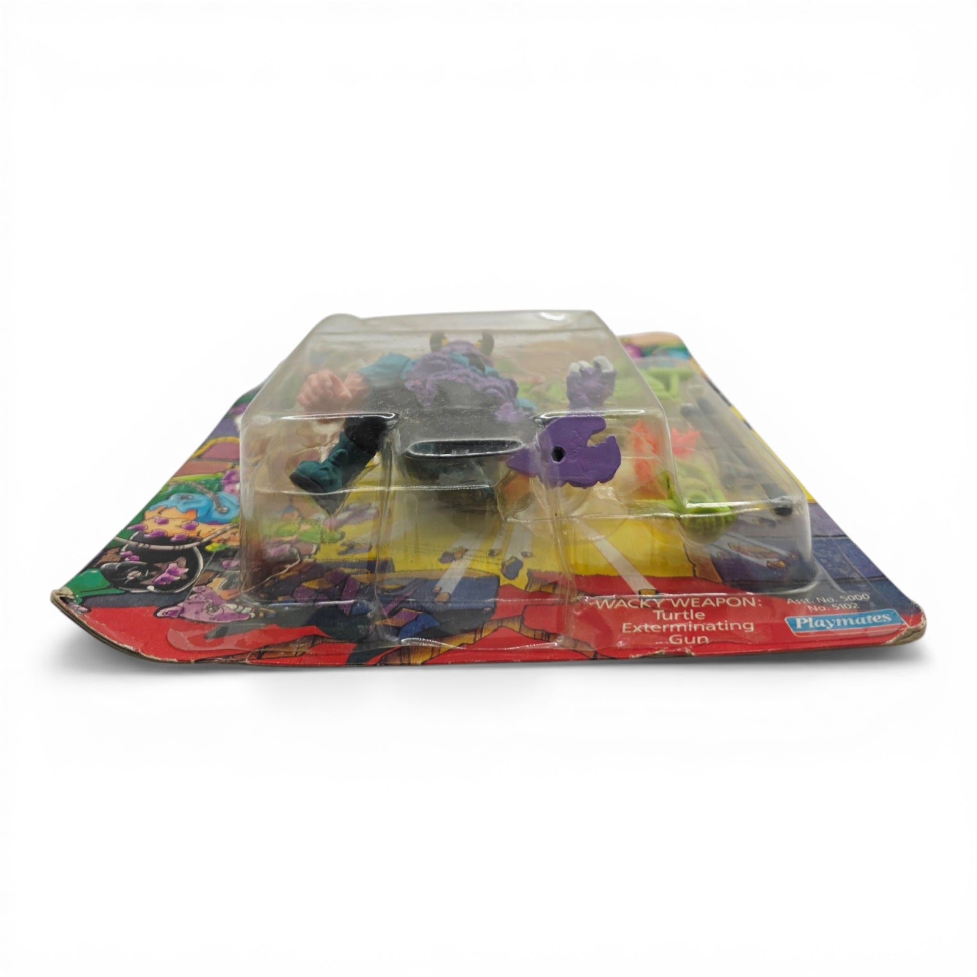 1990 Teenage Mutant Ninja Turtles Scumbug action figure — Bottom view