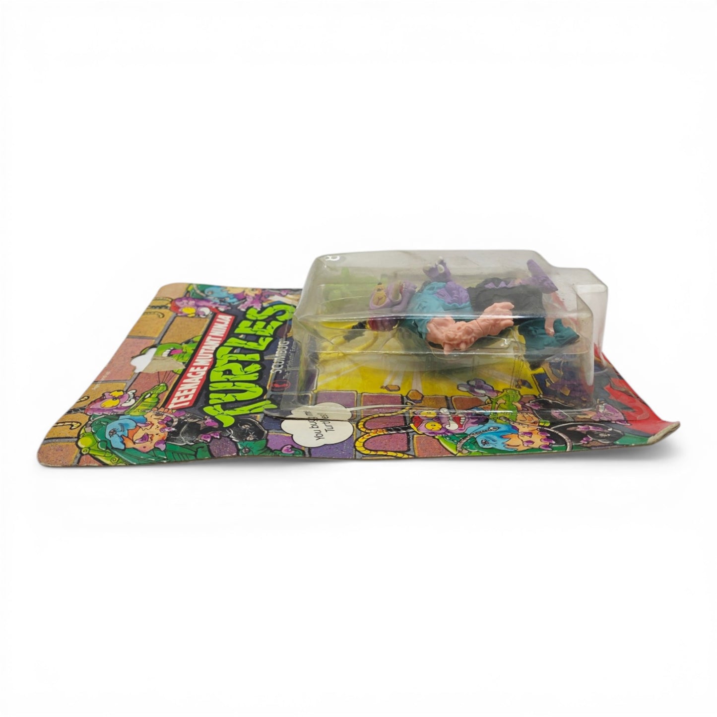 1990 Teenage Mutant Ninja Turtles Scumbug action figure — Left side
