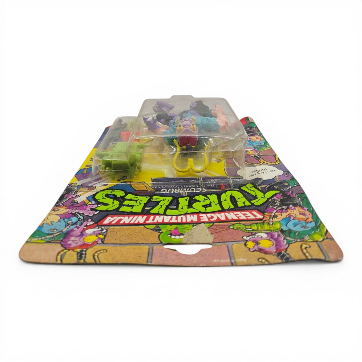 1990 Teenage Mutant Ninja Turtles Scumbug action figure — Top view
