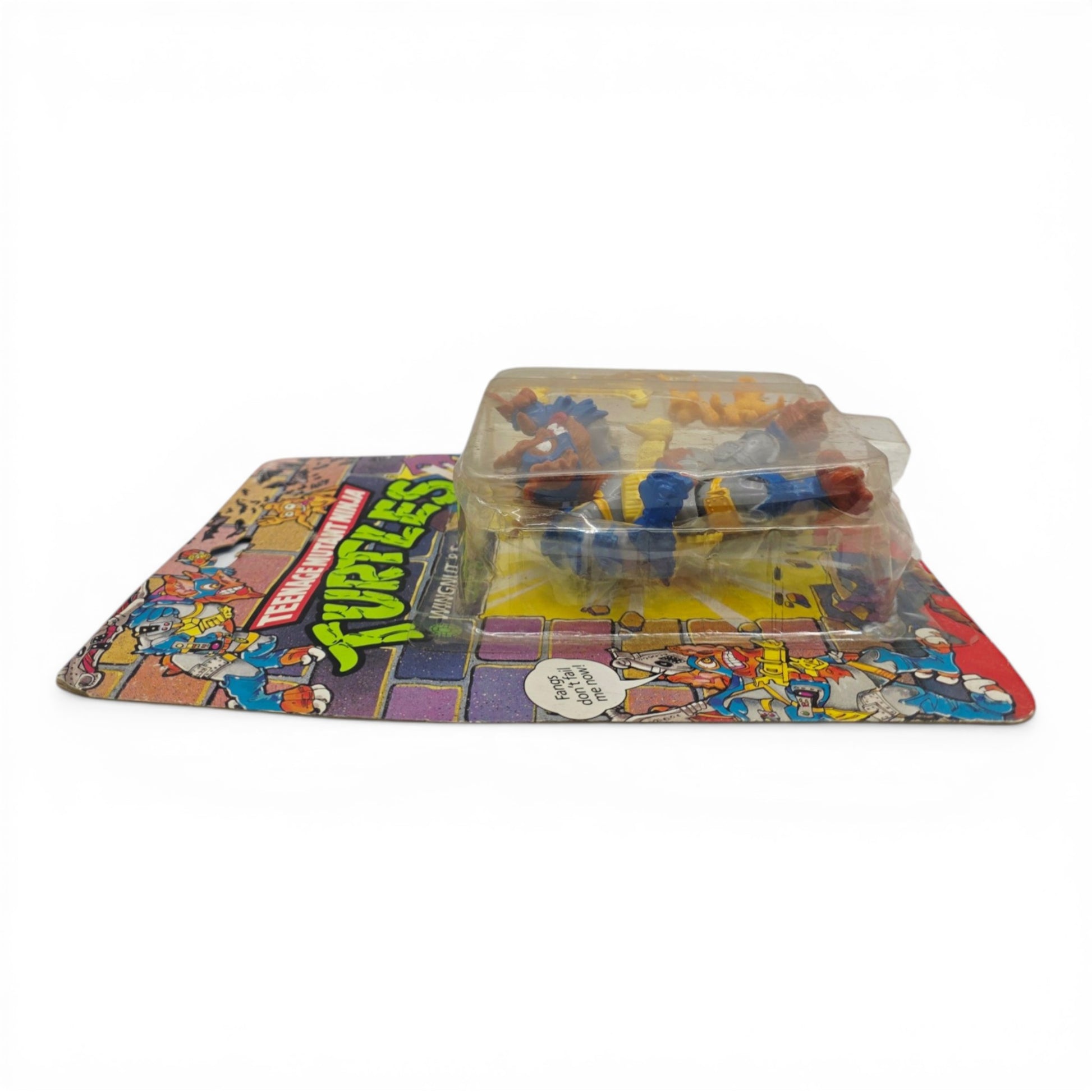 1990 Teenage Mutant Ninja Turtles Wingnut action figure — Left side