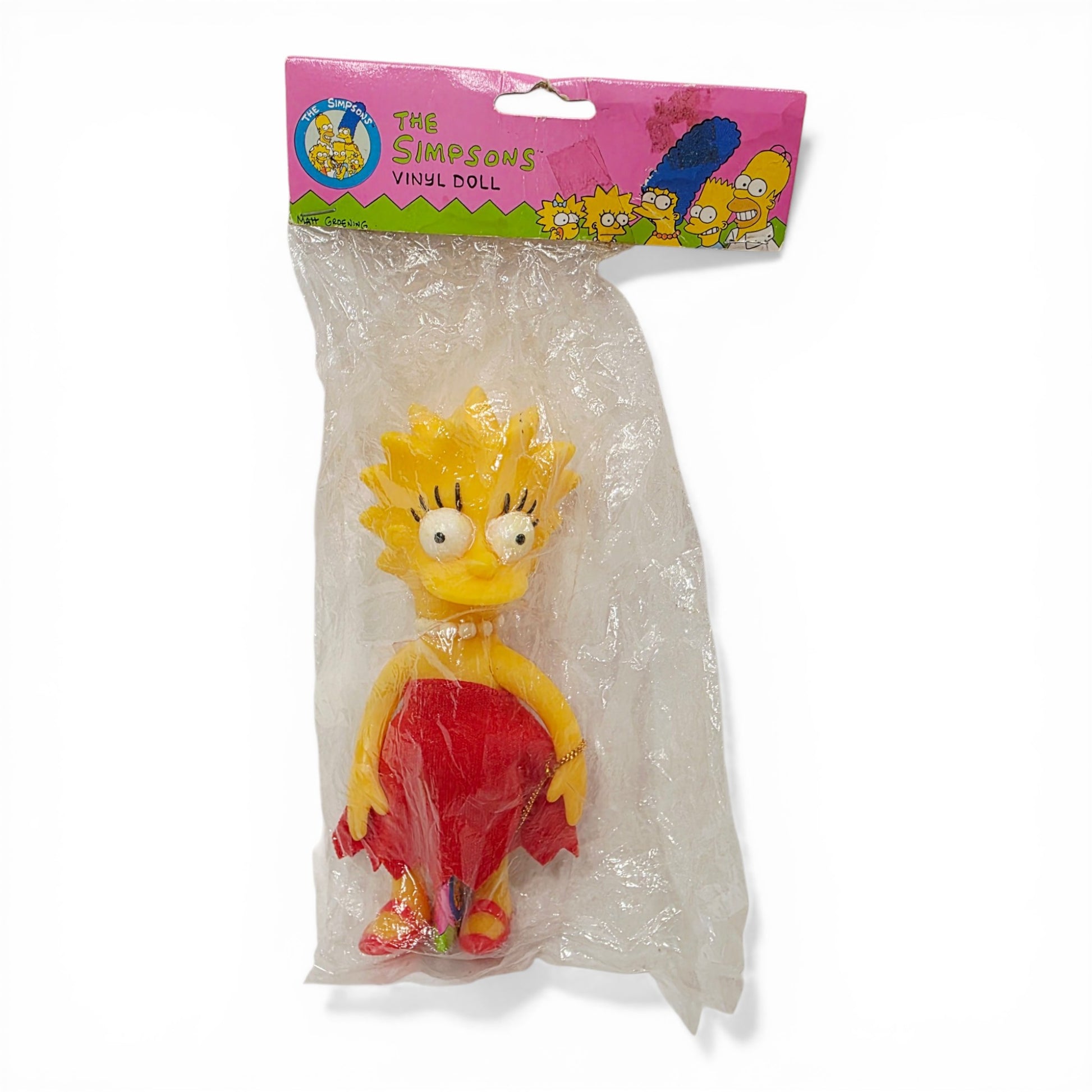 1990 The Simpsons Lisa Simpson doll — Front view