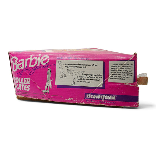 1991 Barbie Roller Skates (Kids Size 4) Left view