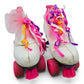 1991 Barbie Roller Skates (Kids Size 4) Close-up 1 view