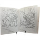 1991 Beauty and the Beast Paint N Marker Book activity book — Close-up 1