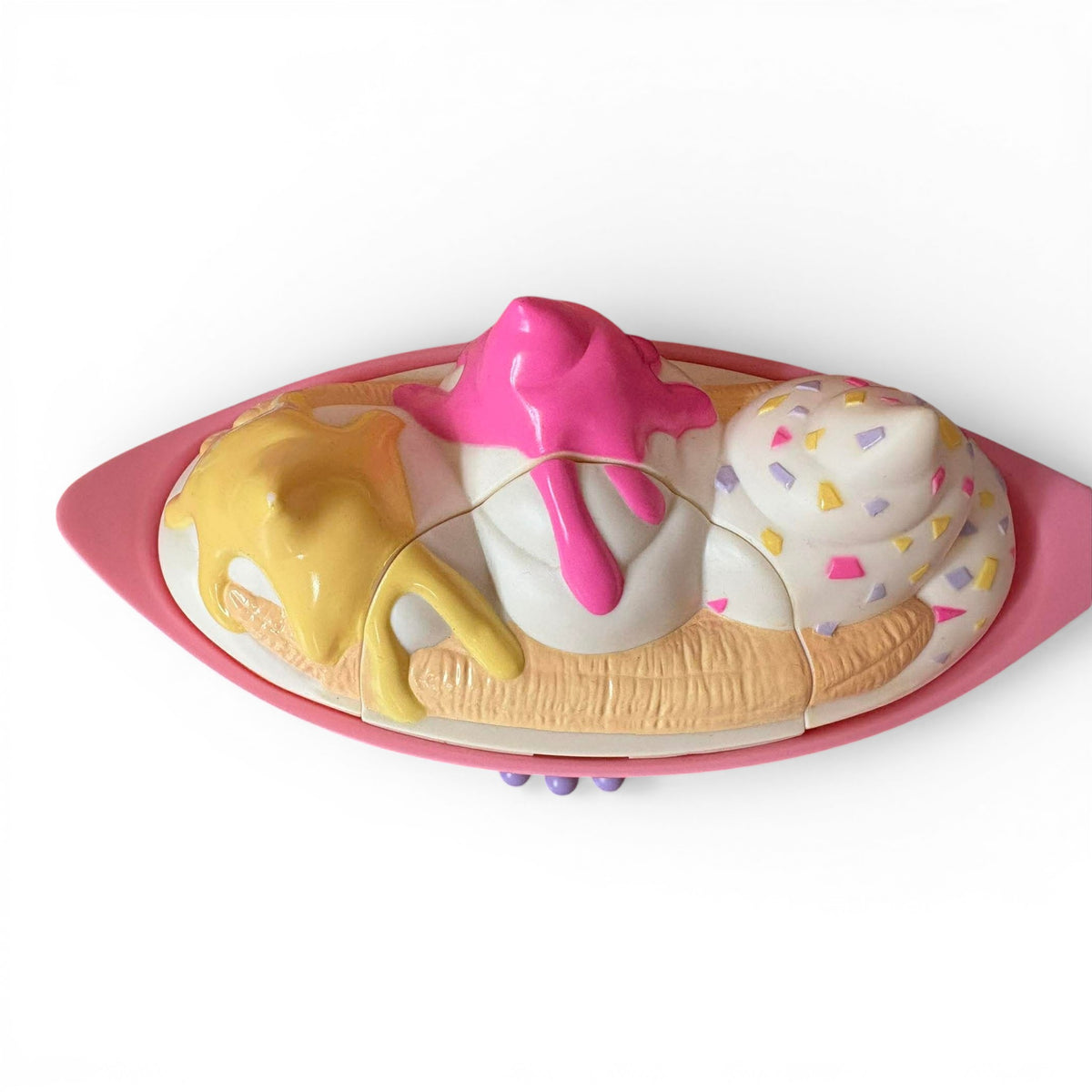1991 Cupcakes Banana Split Playset Left view