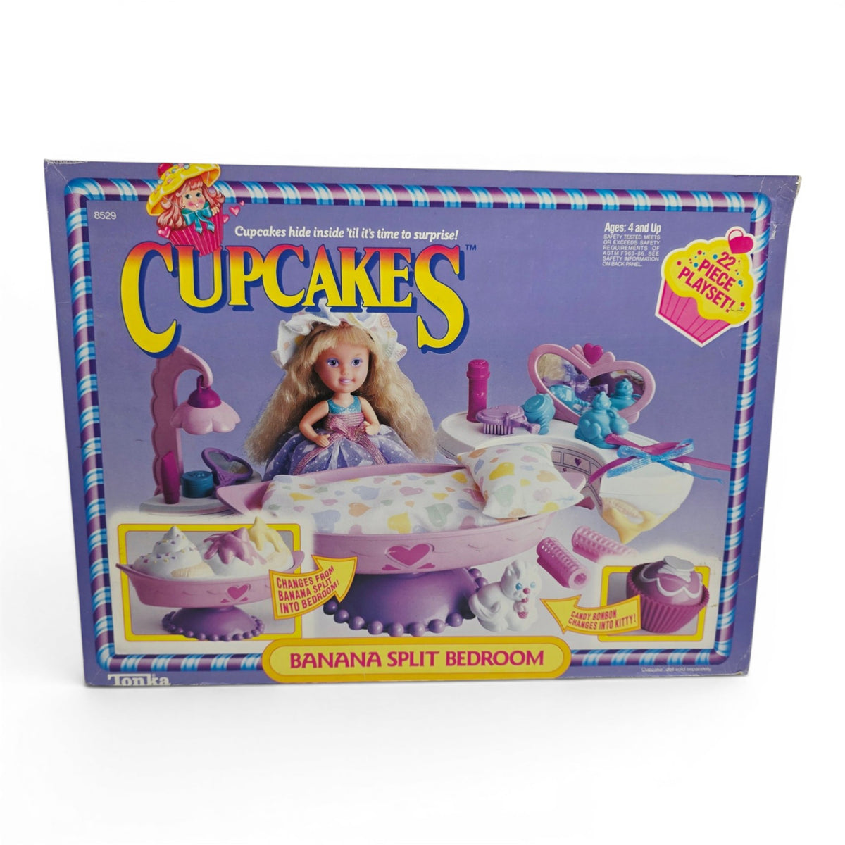 1991 Cupcakes Banana Split Playset Close-up 1 view
