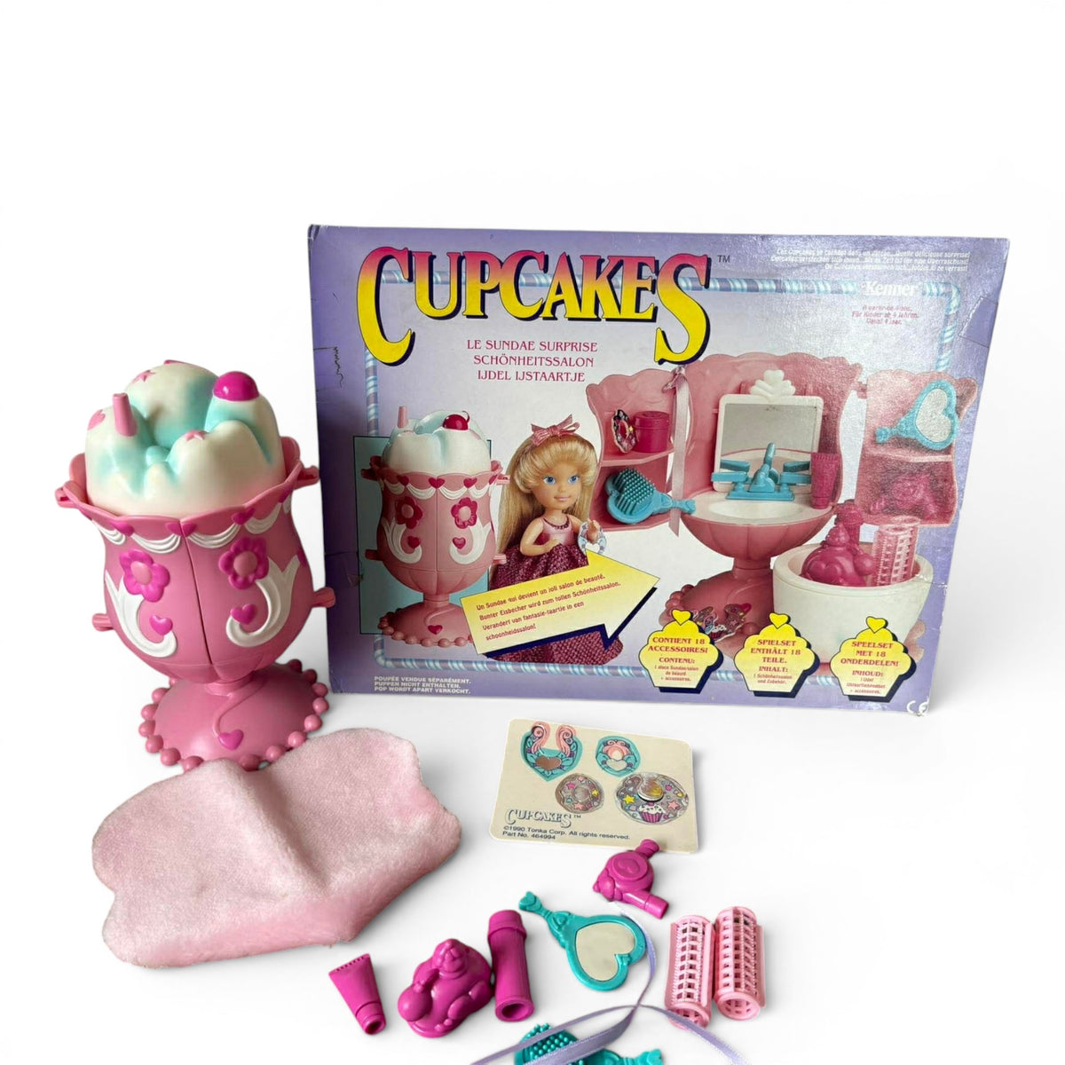 1991 Cupcakes Sundae Surprise Playset Front view